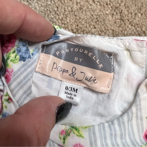 Pastourelle by Pippa & Julie Floral Dress 0-3 months - Picture 5 of 5